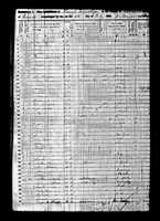 1850 Federal Census, Indiana, Elkhart County, Bango Township, Page 5.