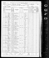 1870 Federal Census, Iowa, Mahaska County, Black Oak Township, Page 20.