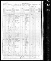 1870 Federal Census, Iowa, Mahaska County, Oskaloosa Township, Page 58.