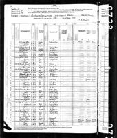 1880 Federal Census, Pennsylvania, Chester County, Sadsburyville, Supervisor's District No. 2, Enumeration District No. 72, Page 14B.