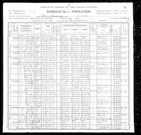 1900 Federal Census, Missouri, Nodaway County, Maryville City, Supervisor's District No. 4, Enumeration District No. 123, Sheet 10B.