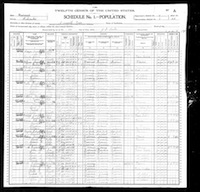 1900 Federal Census, Wisconsin, Milwaukee County, Granville Township, Supervisor's District No. 4, Enumeration District No. 3, Sheet 23a.