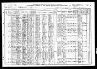 1910 Federal Census, Iowa, Mahaska County, Cedar Township, Supervisor's District No. 6, Enumeration District No. 64, Sheet 10A.
