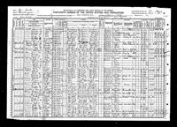 1910 Federal Census, New York, Chautauqua County, Jamestown City, Ward 1, Supervisor's District No. 20, Enumeration District No. 147, Sheet 5B.