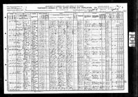 1910 Federal Census, Pennsylvania, Philadelphia County, City of Philadelphia, Ward 34, Supervisor's District No. 1, Enumeration District No. 824, Sheet 6A.