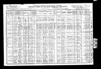 1910 Federal Census, Pennsylvania, Philadelphia County, City of Philadelphia, Ward 40, Supervisor's District No. 1, Enumeration District No. 1031, Sheet 6B.