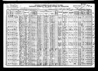 1910 Federal Census, Pennsylvania, Philadelphia County, City of Philadelphia, Ward 46, Supervisor's District No. 1, Enumeration District No. 1181, Sheet 8B.