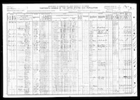 1910 Federal Census, Wisconsin, Milwaukee County, City of Milwaukee, Supervisor's District No. 4, Enumeration District No. 162, Sheet 6B.