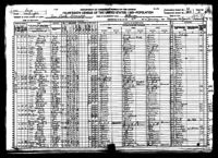 1920 Federal Census, Iowa, Washington County, Lime Creek Township, Supervisor's District No. 90, Enumeration District No. 133, Sheet 2B.