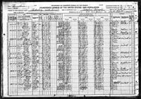 1920 Federal Census, Pennsylvania, Chester County, City of Parkesboro, North Precinct, Supervisor's District No. 2, Enumeration District No. 56, Sheet 3B.