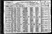 1920 Federal Census, Pennsylvania, Philadelphia County, City of Philadelphia, Ward 40, Supervisor's District No. 1, Enumeration District No. 1498, Sheet 6A.