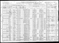 1920 Federal Census, Pennsylvania, Philadelphia County, City of Philadelphia, Ward 46, Supervisor's District No. 1, Enumeration District No. 1744, Sheet 8A.
