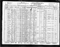 1930 Federal Census, Pennsylvania, Philadelphia County, City of Philadelphia, Ward 8, Enumeration District 51-291, Sheet 1B.