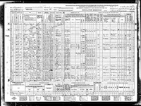1940 Federal Census, Pennsylvania, Philadelphia County, Philadelphia, Enumeration District 51-136, Sheet 8A.