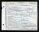 Death certificate for Albert Walton