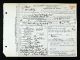 Death certificate of Clara Catherine Wilson Mendenhall