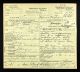 Death certificate of Dominic Zamberlan.
