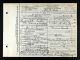 Death Certificate of Elizabeth Sampson.