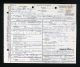 Death Certificate of Frances McBlain.