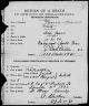 Death Certificate of Francis Schick