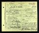 Death certificate of Frank Dallar.