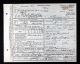 Death certificate of Gertrude Schick.