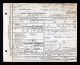 Death certificate of James Horace Mendenhall Sr.