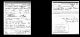 World War 1 draft card of John Gaul Colflesh.