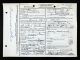 Death certificate of John Ralph Helms.