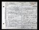 Death certificate of Joseph B. Helms.