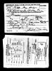 Joseph McKee's WW2 Draft Card.