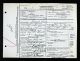 Death certificate of Margaret Redgate.