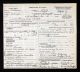 Death Certificate of Mary Catlett.