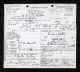 Death Certificate of Mary Miller.
