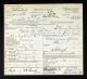 Death certificate of Sara Trout.