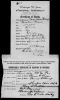 Death certificate of Thomas Howard Sharp.