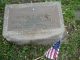 Headstone of Calvin Leister.