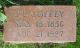 Gravestone of Joseph Lane Coffey.