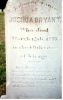 Headstone of Joshua Bryant.