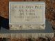 Headstone of Colonel Dr. John Pyle.