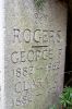 Details of the Rogers Colflesh Headstone.