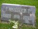 Headstone of Walter Leister and Ella M.