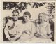 Photo of Delbert Erdman, Nettie Jane Leister and Kathryn Schlafer, 1925.