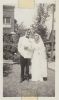 Wedding photo of Delbert Erdman and Mary Wahl, 1945.